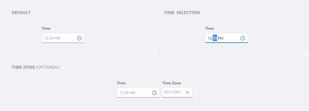 Time Picker